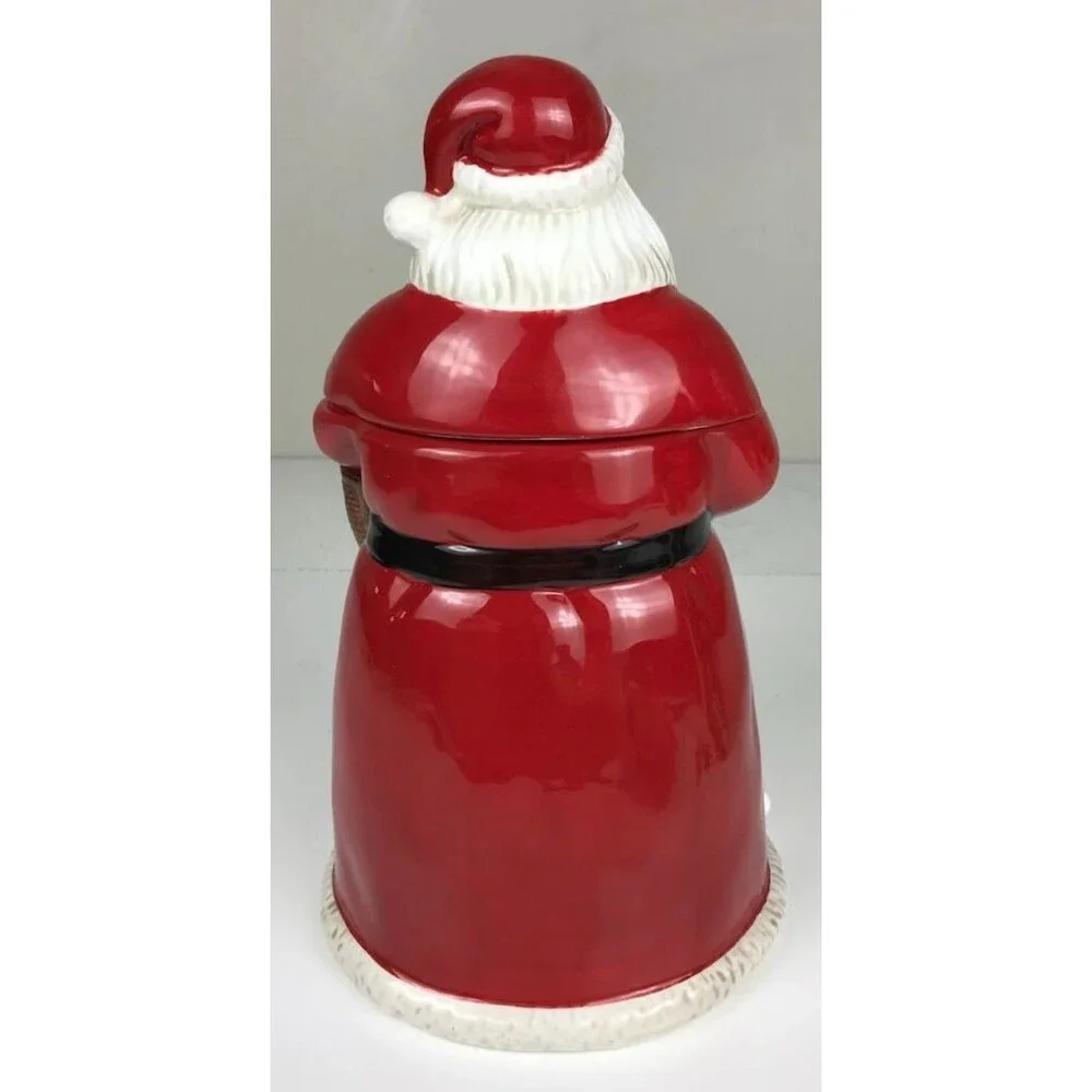 Certified International Magic of Christmas Santa Cookie Jar, Multicolored